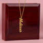 Script Mt Vertical Name Necklace