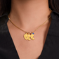 Engraved Baby Feet Necklace with Birthstone (To My Mother 1)