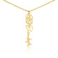 Flower Name Necklace